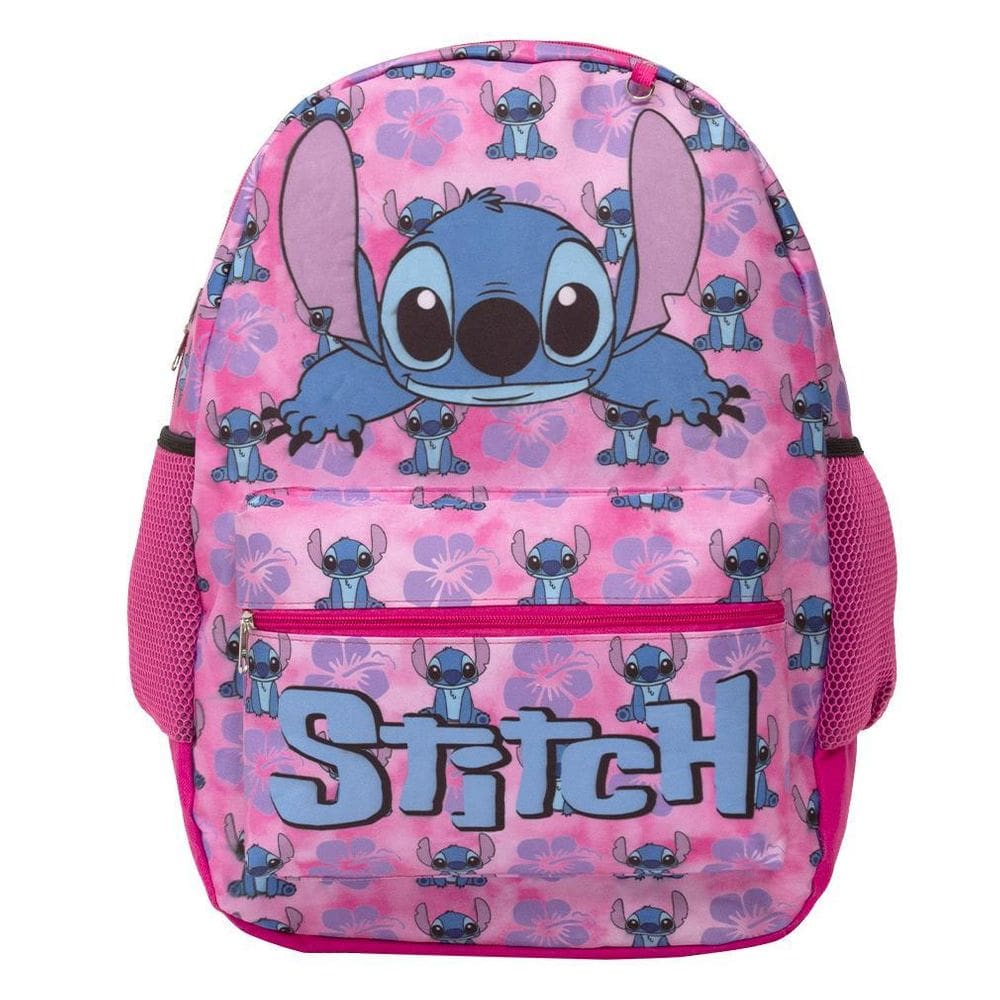 Mochila Infantil Stitch Poliéster - Toys 2U - 41cm