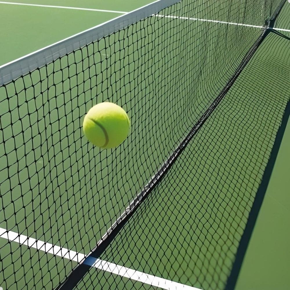 Rede Tenis Quadra Campo 1 Lona Algodao 13,10X1,20M Fio 2Mm