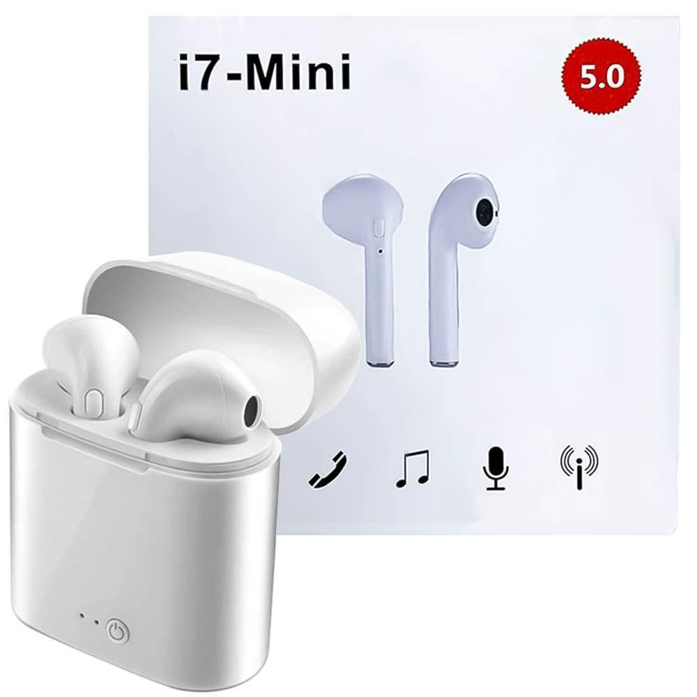 Fone de Ouvido i7 Mini 5.0 - Som Premium, Bateria Longa