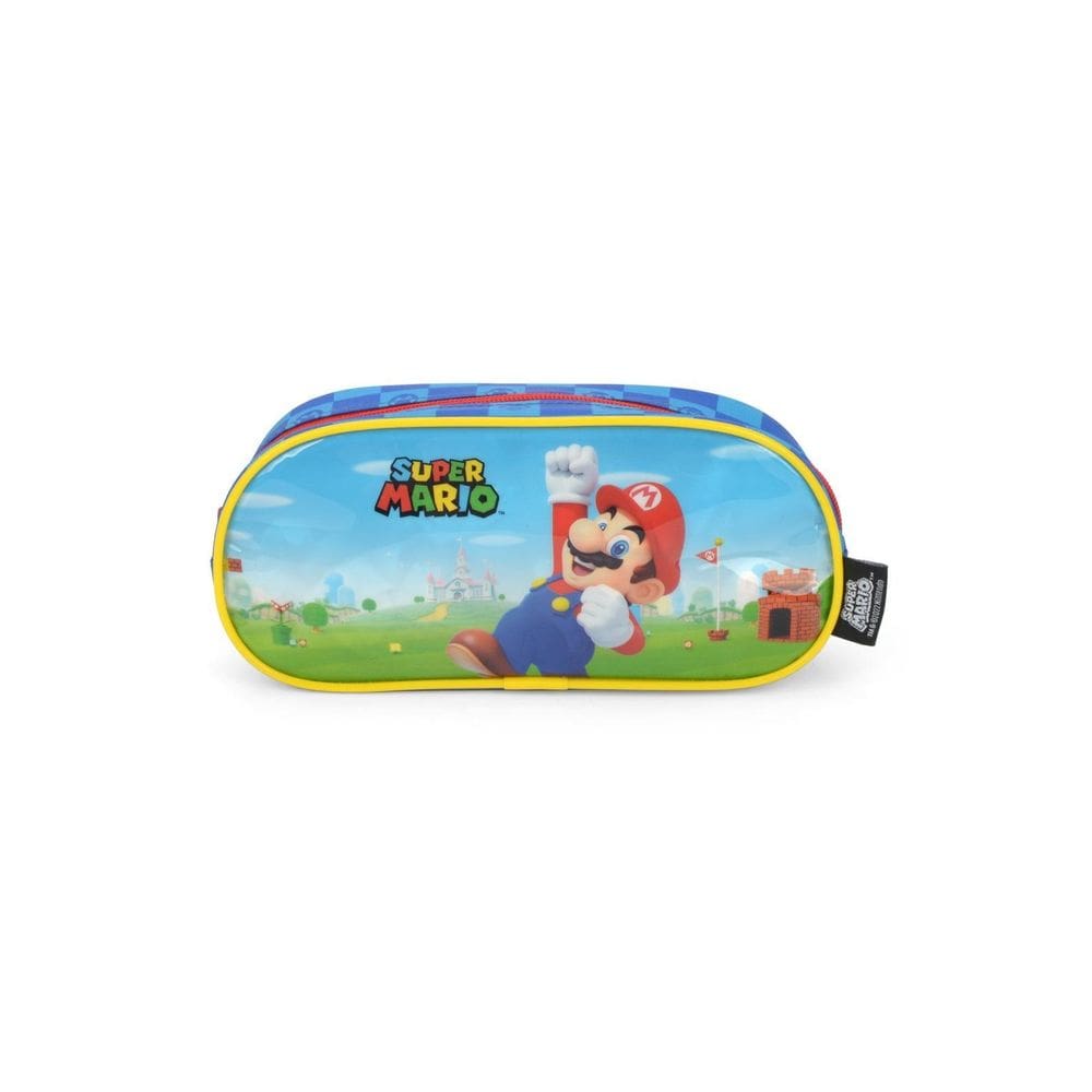 Estojo Escolar Infantil Simples Super Mario Luxcel Ei37554Mo