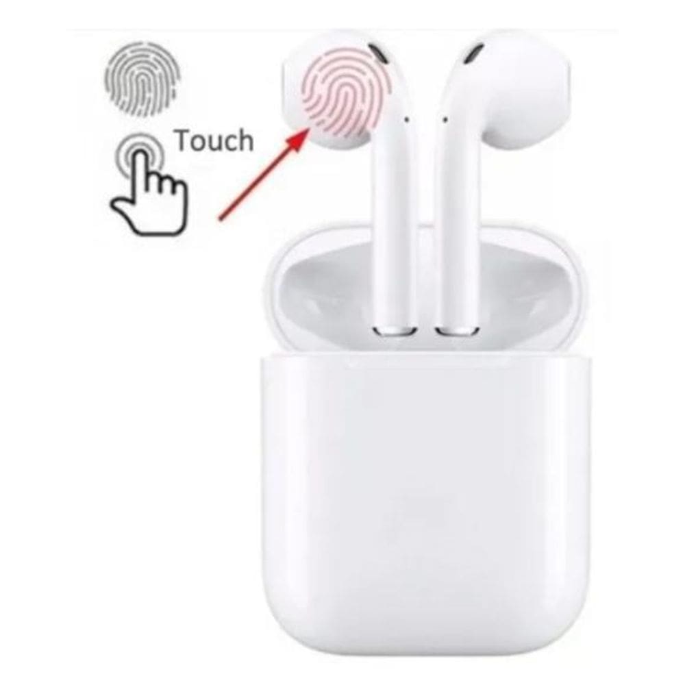 Fone Ouvido Bluetooth I12 Tws V5.0 Touch Sem Fio Microfone