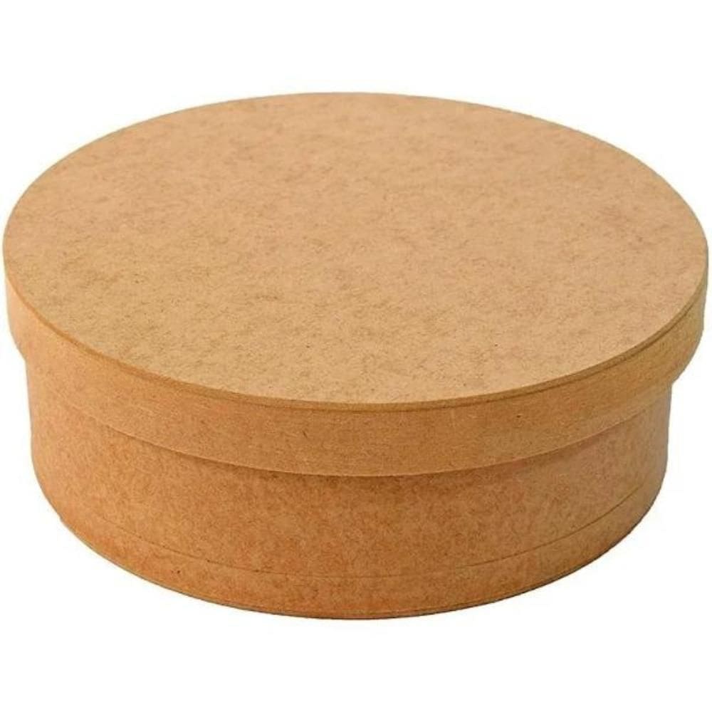 Caixa Redonda MDF Tampa Solta 16x04 - Ateliê Arte Coisas