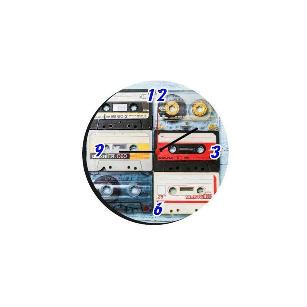 Relógio De Parede Decorativo Estilo Música 12