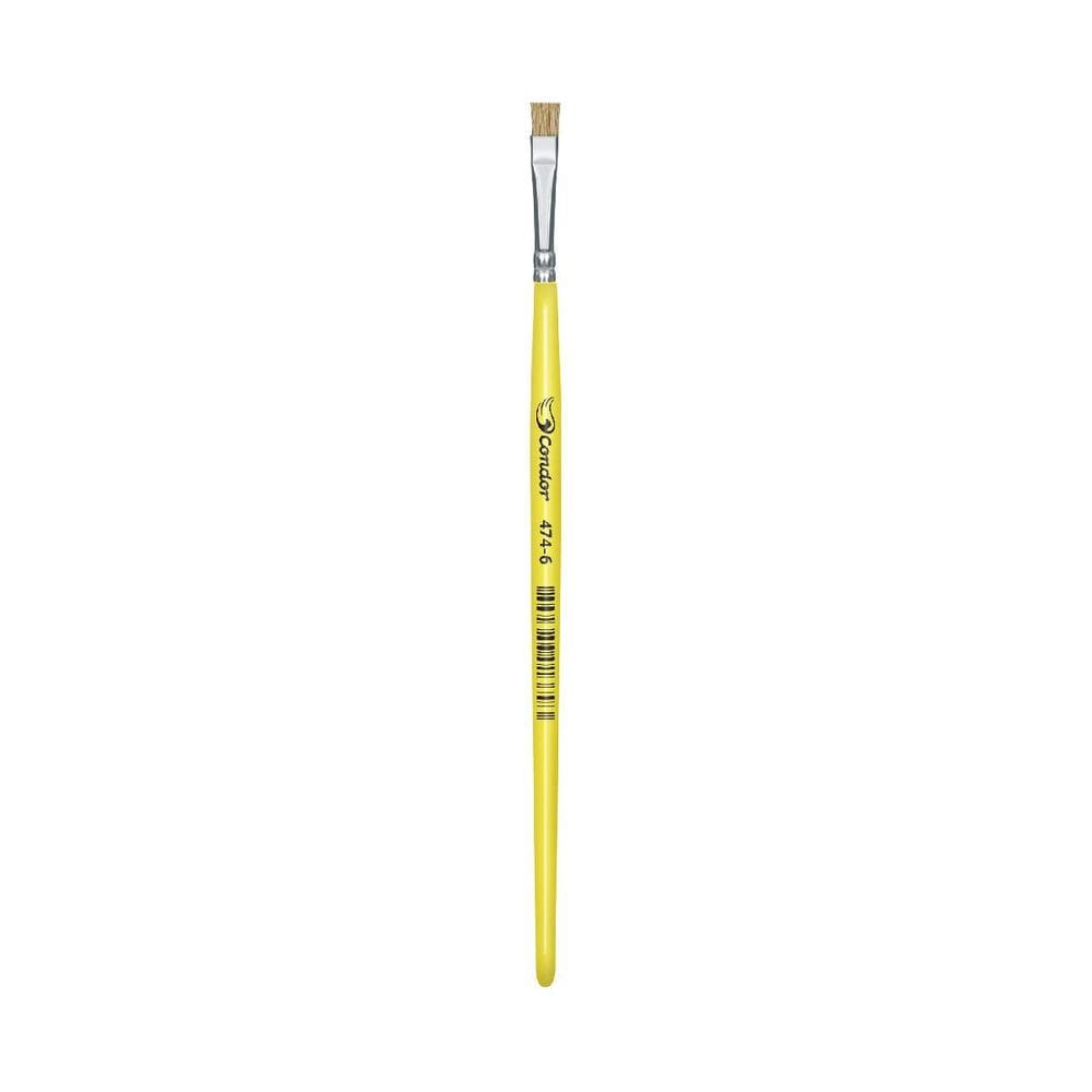 Pincel Chato Natural Condor 474 Nº 06