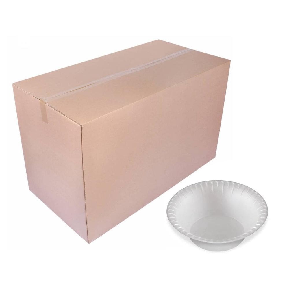 Kit 100 Cumbuca De Isopor Térmico 15Cm Fundo - Ultra