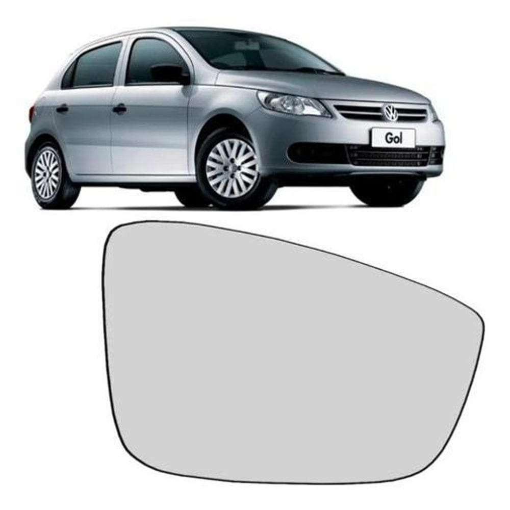 Lente Retrovisor Gol Saveiro G5 09-12 - Lado Direito