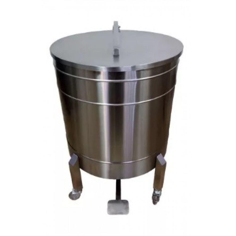 Lixeira em Aço Inox 304 100 litros - Com pedal