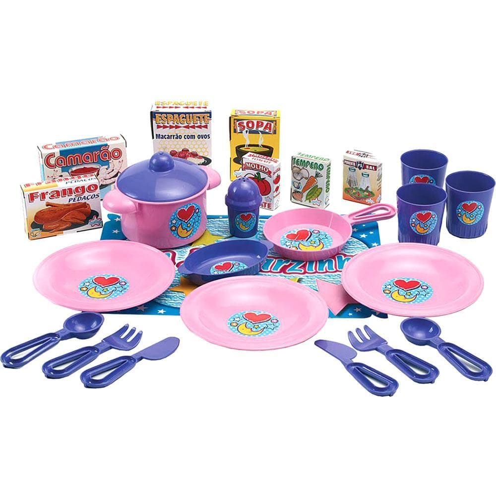 Kit Meu Jantarzinho Panelinhas Brinquedo Big Star