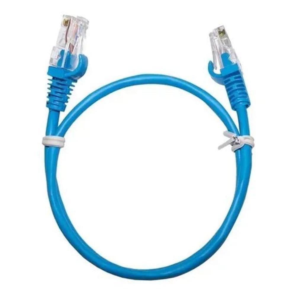 Cabo De Rede Patch Cord Cat5E 1 M Crimpado Conector X-Cell