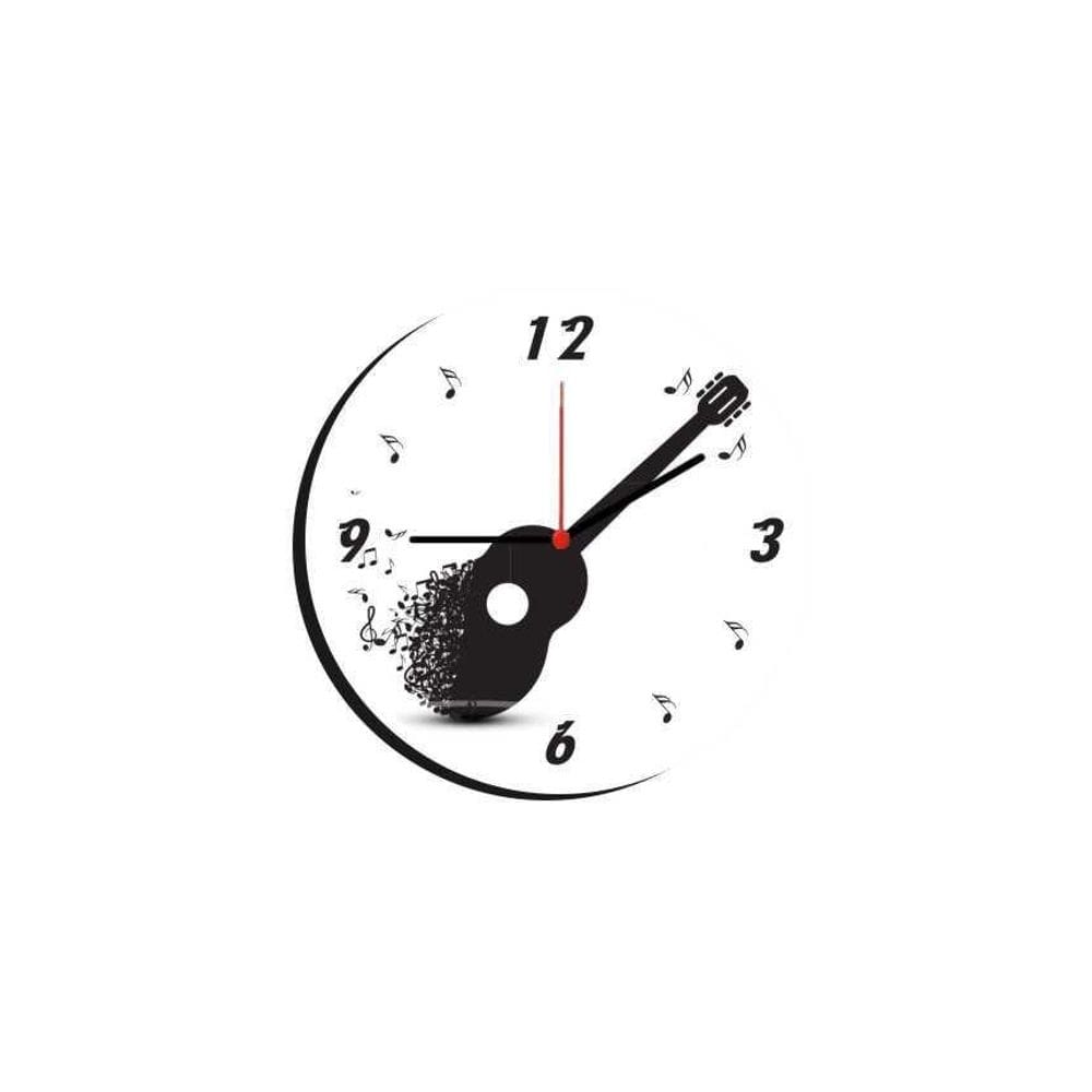 Relógio De Parede Decorativo Estilo Música 33