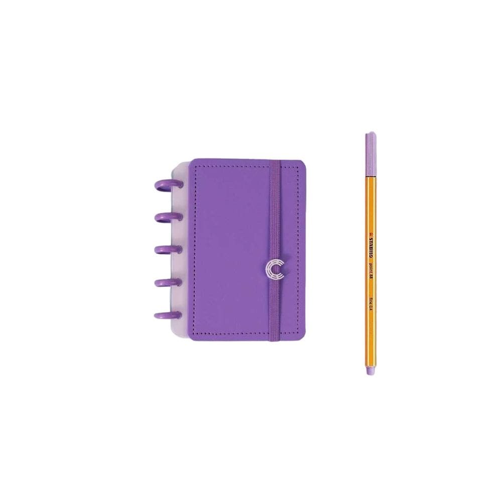 Caderno Inteligente Inteligine 1/8 All Purple 50 Folhas