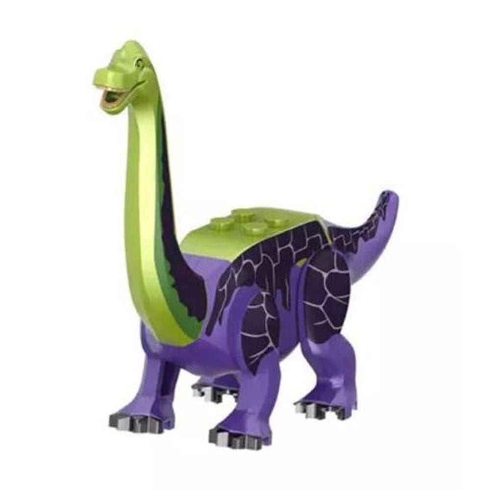 Boneco Blocos De Montar Dinossauro Brontosssaurus