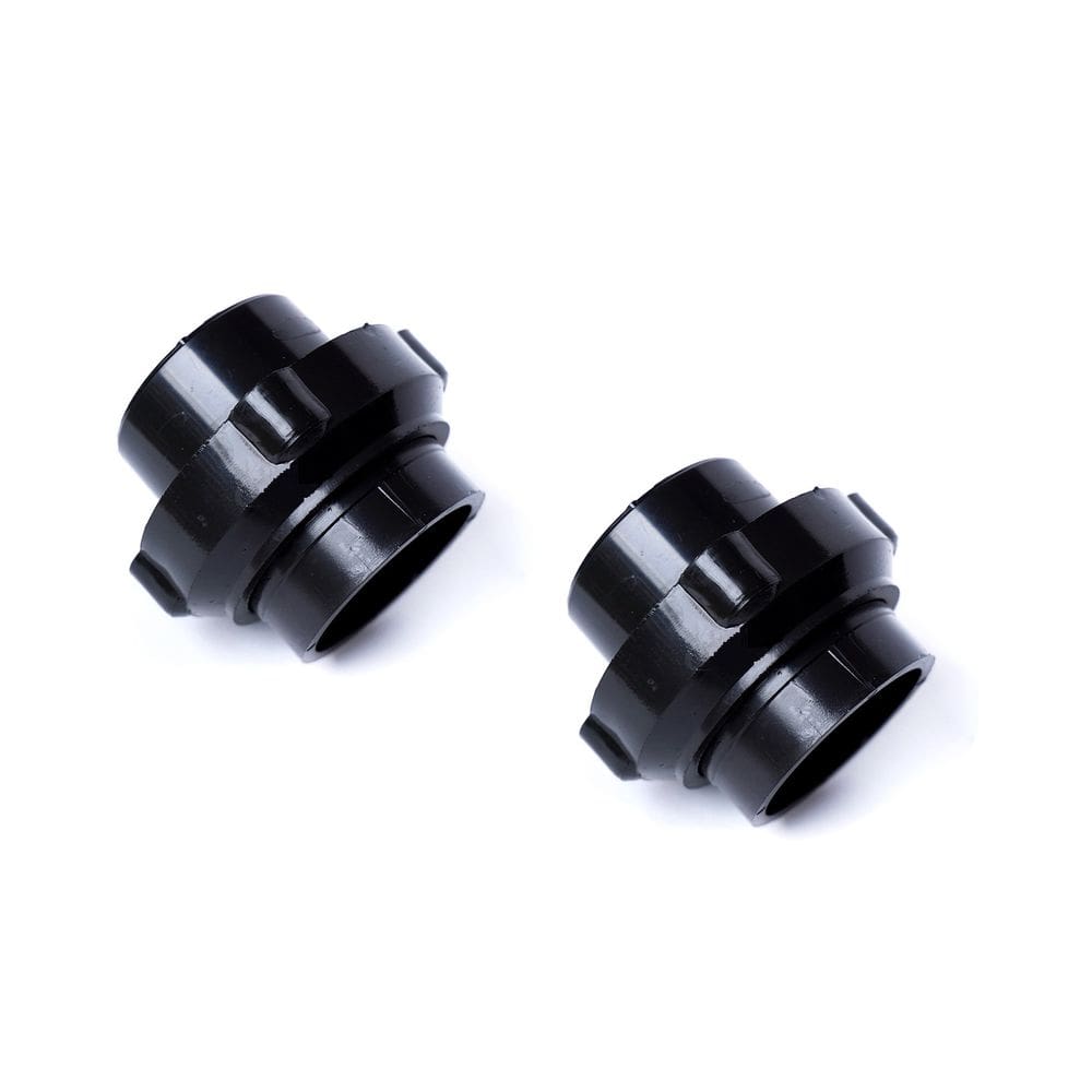 Kit 4 união ABS 50mm com anel O`ring preta - Nautilus