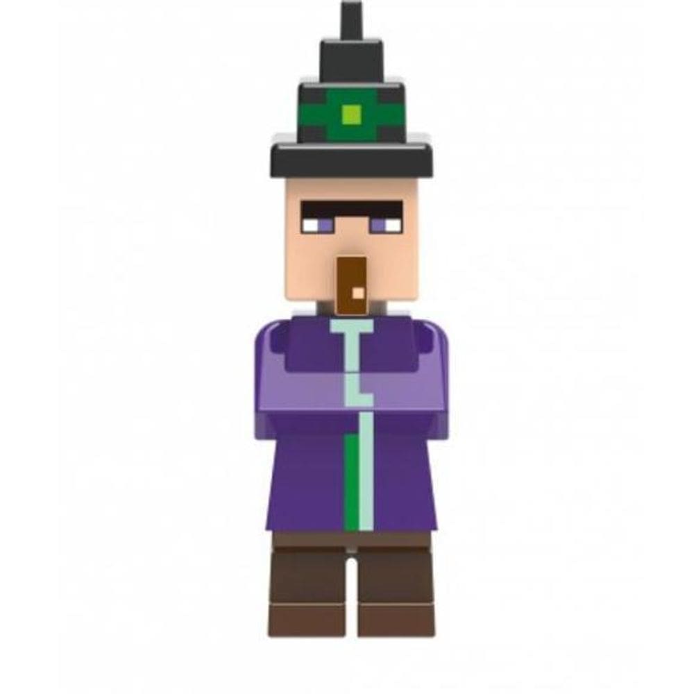 Boneco Minifigure Blocos De Montar Minecraft Witch