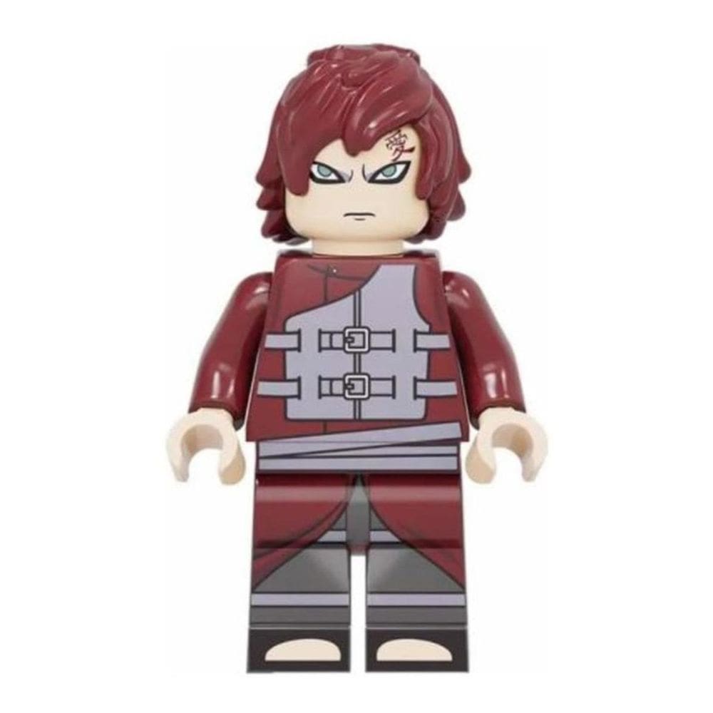 Boneco Blocos De Montar Gaara Shippuden Personagem Naruto