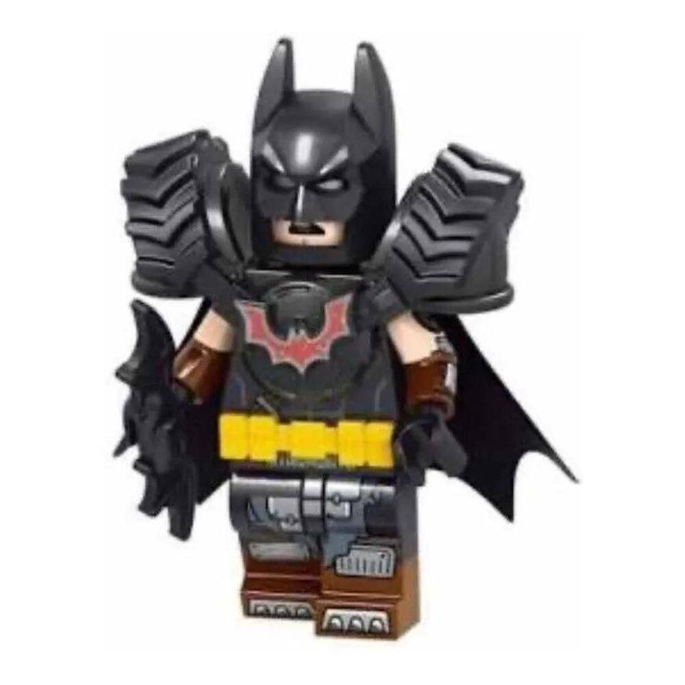 Boneco Blocos De Montar Batman Armadura Pneu Tire