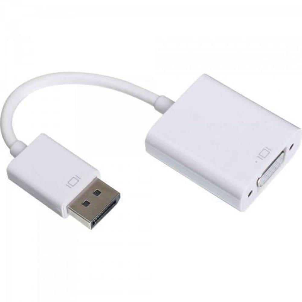 Adaptador Display Portátil Para Vga 15Cm Branco Storm