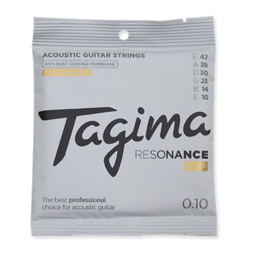 Encordoamento Tagima 010 Nano Coated Para Violao De Aco Anti Ferrugem