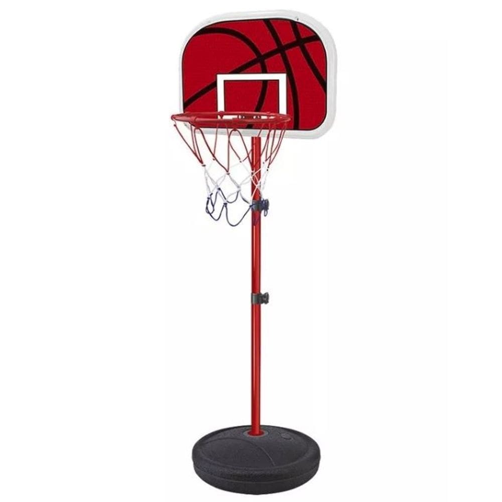 Cesta de basquete infantil ate 2,02 m com bola inclusa