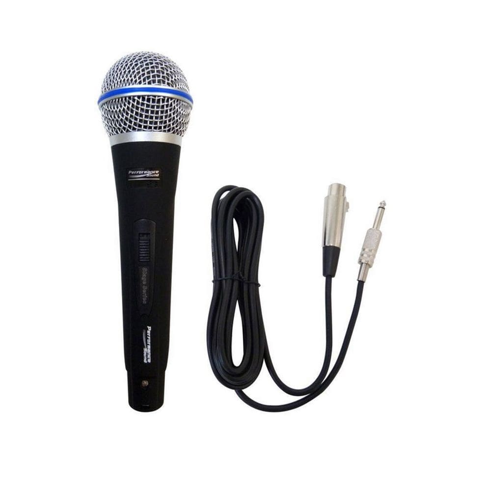Microfone Dinamico com Fio Cabo 4 Mts Ht58A Csr - Preto