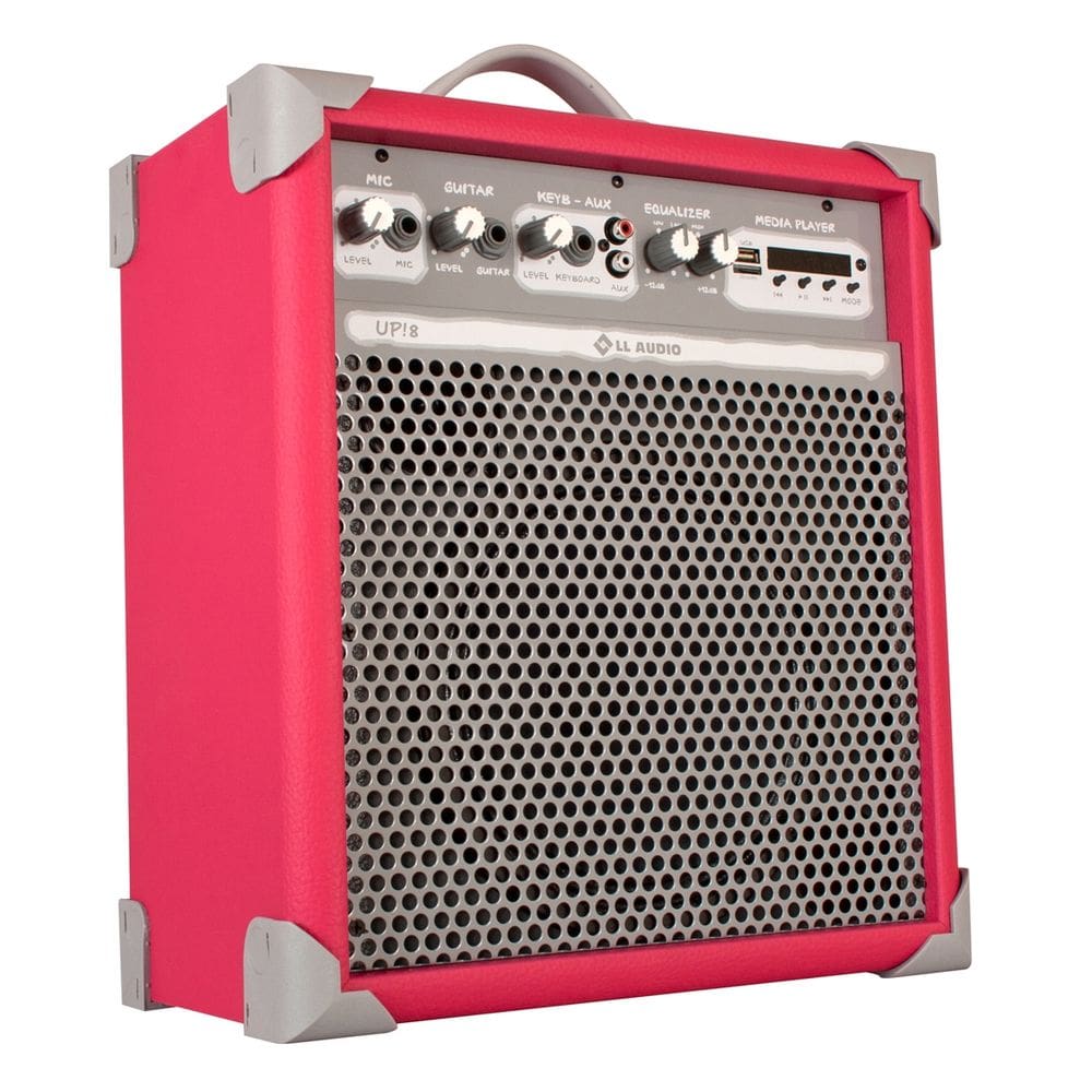 Caixa Amplificada Multiuso ll Audio UP8 Rosa