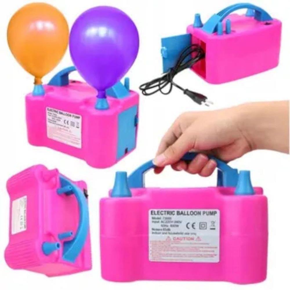 Super Inflador Compressor Bomba Elétrico Balão Bexiga Festa