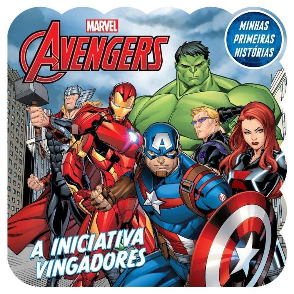 Livro Minhas Primeiras Histórias - Marvel - Avengers