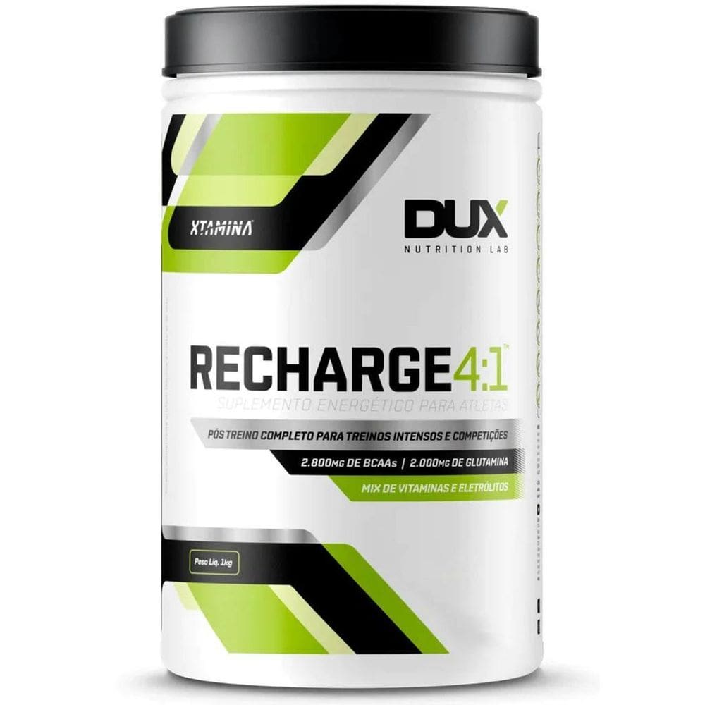 Pote Dux Nutrution Recharge 4:1 1000g - Sabores - Chocolate