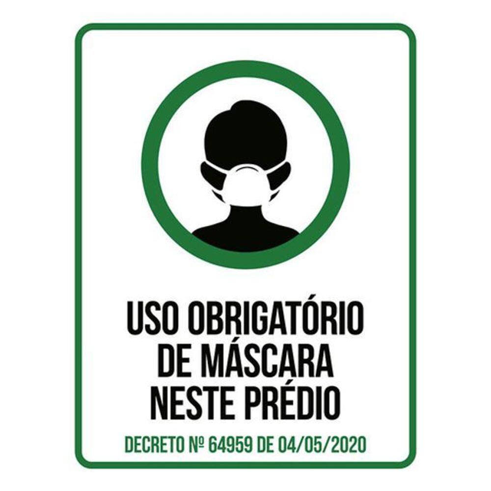 Kit 5 Placa Higiene Utilize Álcool Gel Utilize Máscara36X46