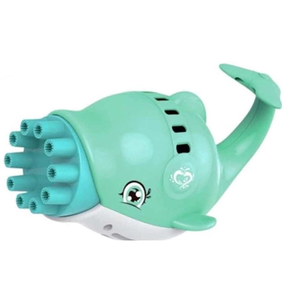 Golfinho Bolhudo Máquina Elétrica Brinquedo Lança Bolhas