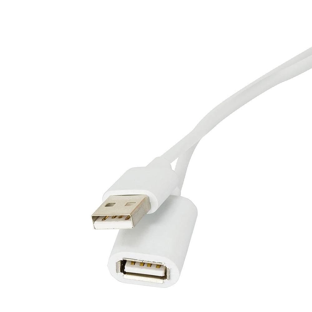 Cabo Extensor Usb 2.0 De 6 Metros Branca