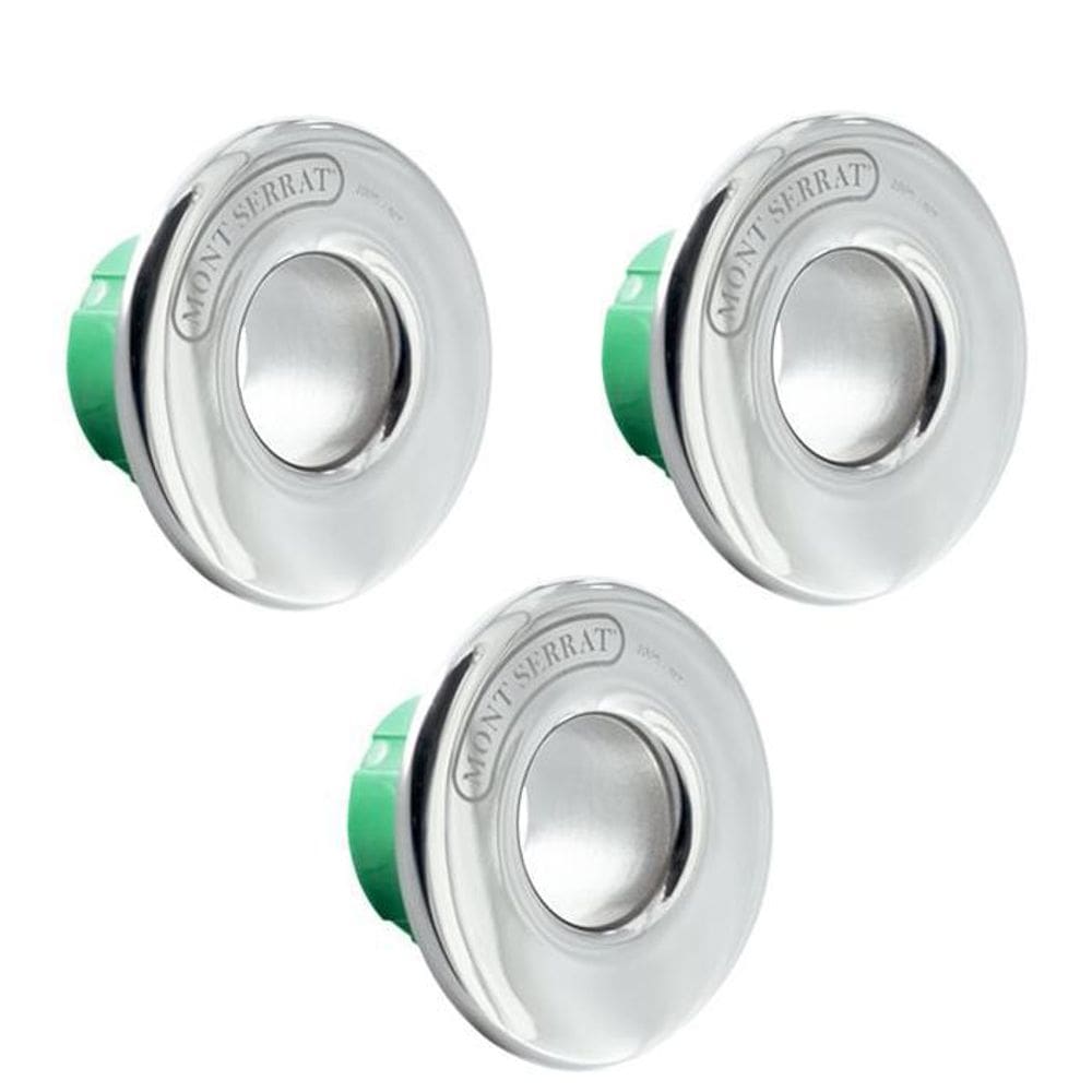 Kit 3 Máscaras Inox Encaixe 35Mm Mont Serrat