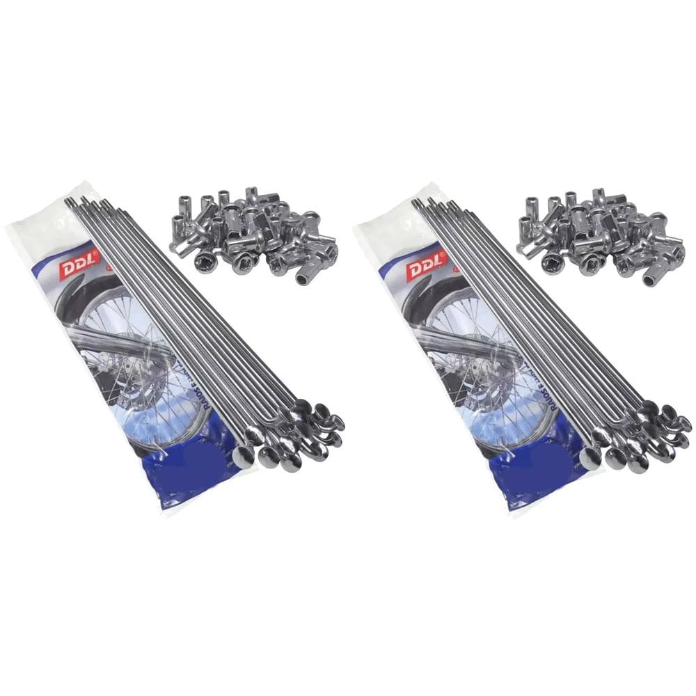 Raio Para Roda Crosser 150 Freio A Disco Dianteiro + Traseiro Freio Tambor 4Mm Cromado Ddl