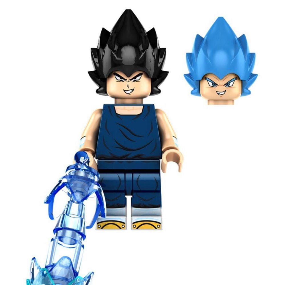 Boneco Blocos De Montar Vegeta Dragon Ball Z Super