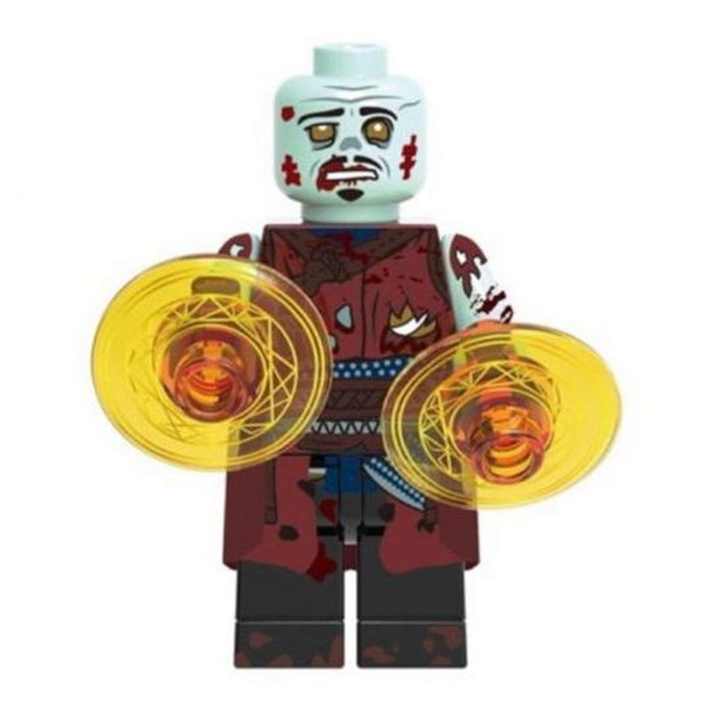 Boneco Blocos De Montar Zumbi Marvel Wong Edição Especial