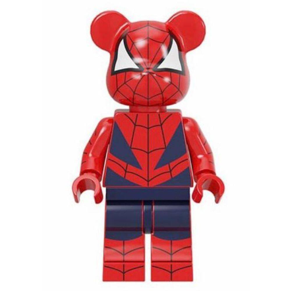 Boneco Blocos De Montar Popobe Spider-Man Bear Exclusivo
