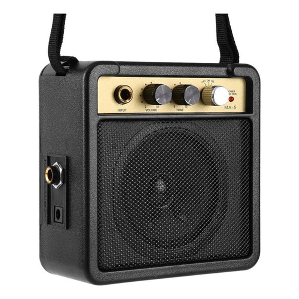 Amplificador De Guitarra Portatil Com Alto Falante Ma-5 5w