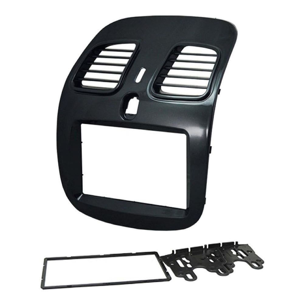 Moldura 2 Din Fiat Grand Siena/Palio Sporting Black Piano