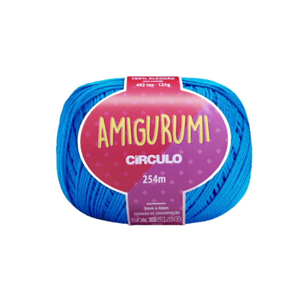 Fio Amigurumi 254m Mercerizado Circulo