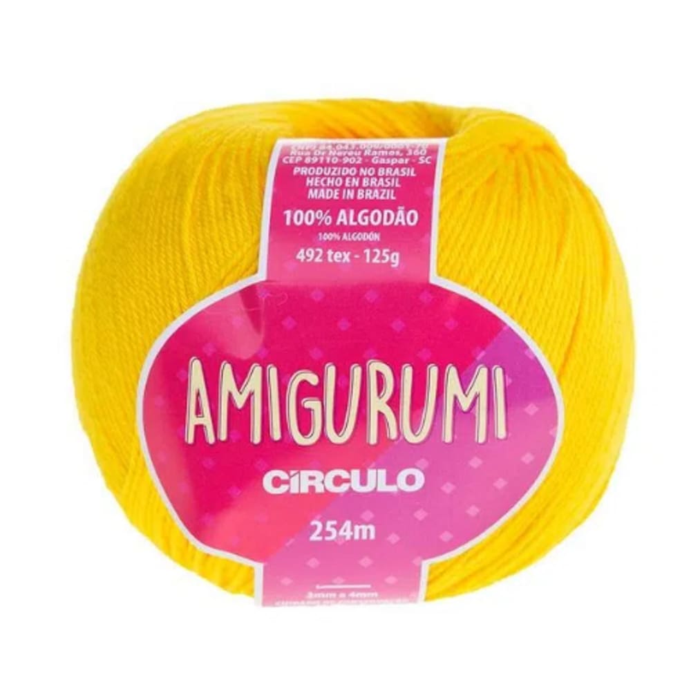 Fio Amigurumi 254m Mercerizado Circulo