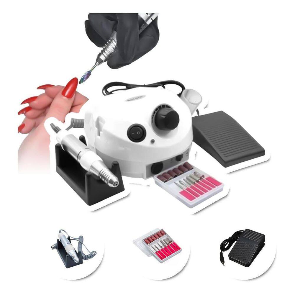 Lixadeira De Unha Bivolt Elétrica Profissional 45000Rpm