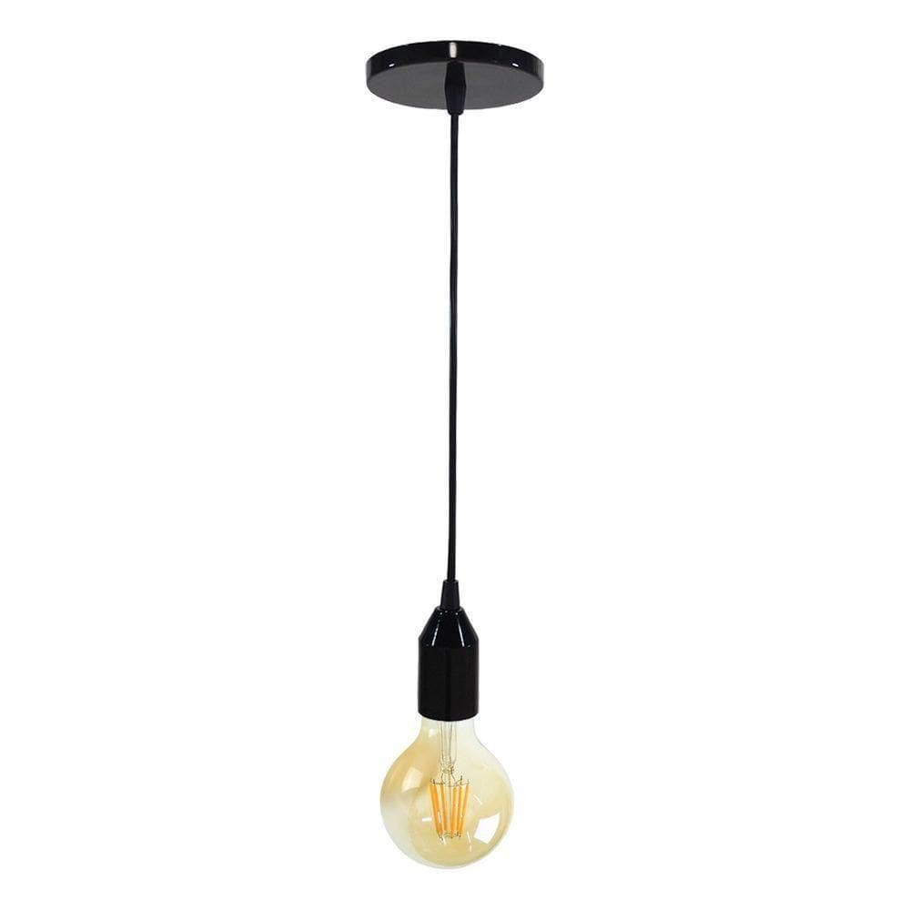 Pendente Retro Fio Vintage Alumínio E27 110v/220v