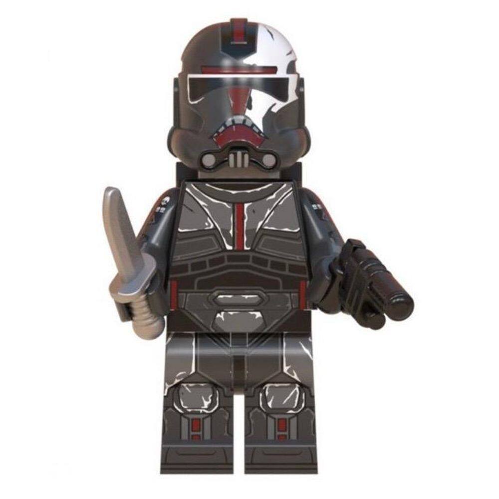 Boneco Blocos De Montar Star Wars Clone Force 99 Hunter