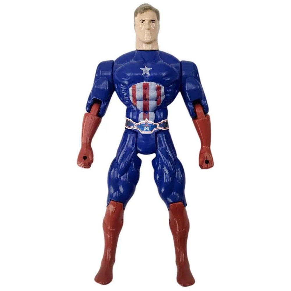 Boneco Capitão América 29Cm Articulado