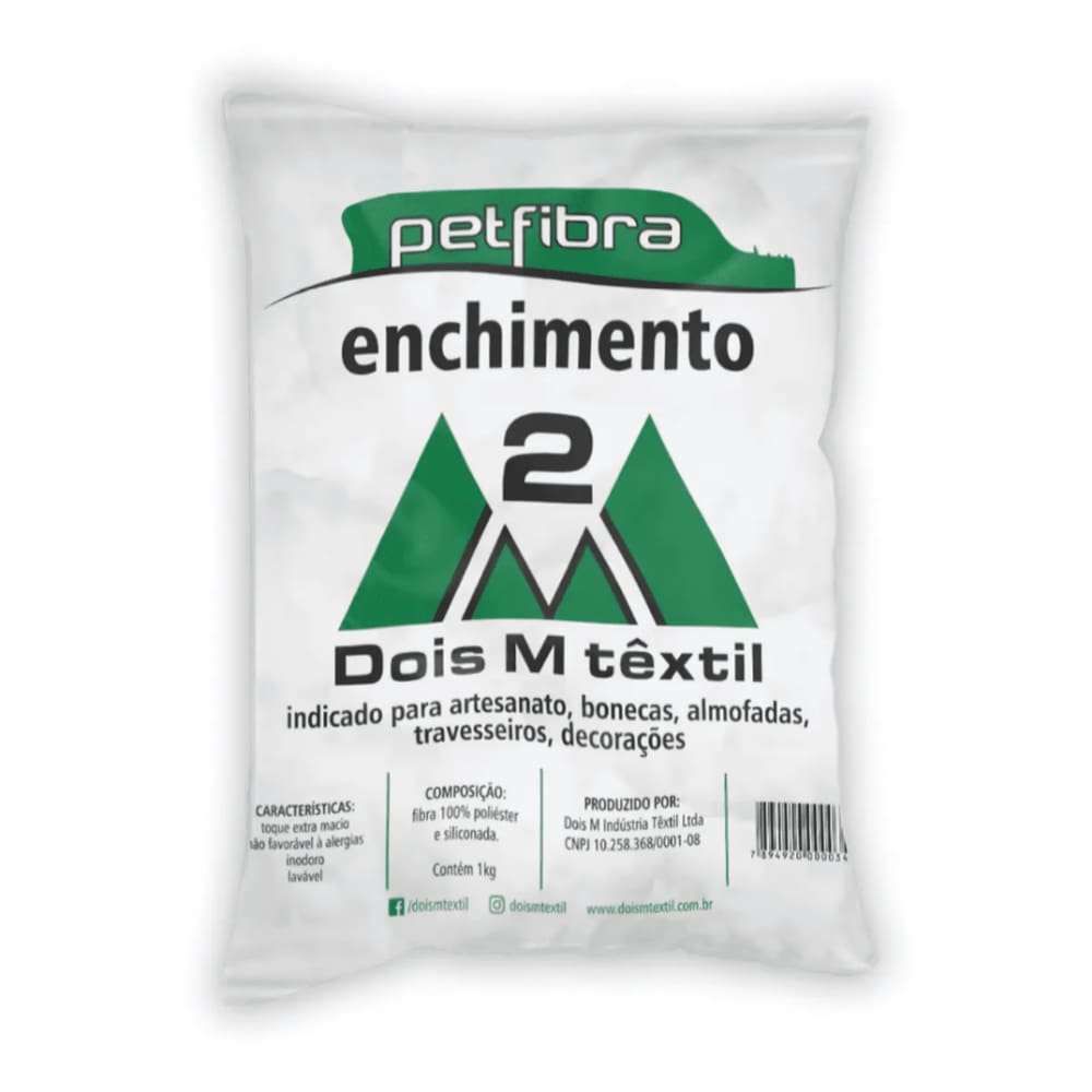 Enchimento Dois M Têxtil 500g