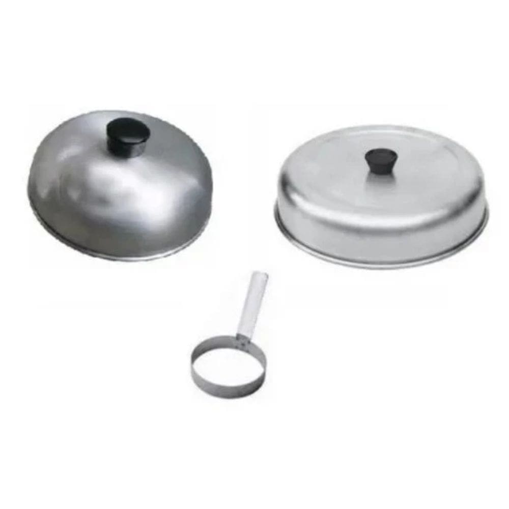 Kit Abafador De Hambúrguer E Beirute + Modelador De Ovo