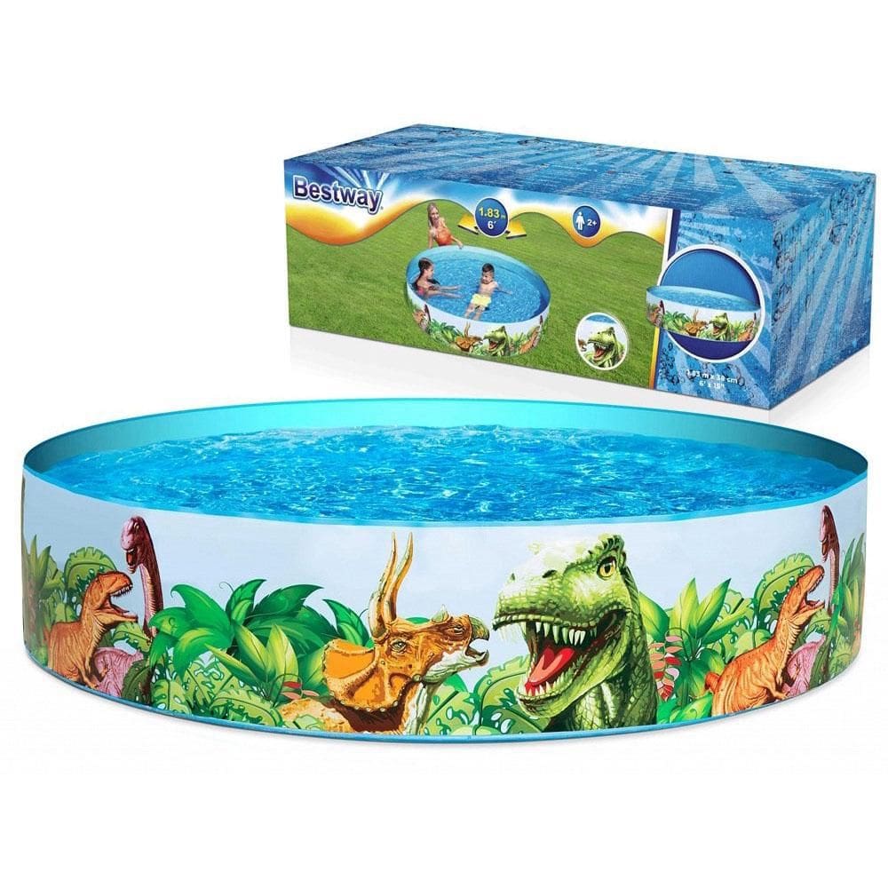 Piscina Inflável Bestway Dinossauro 2.44m x 46cm 2074L