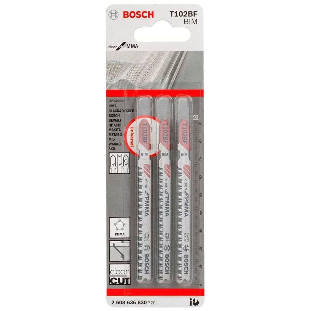 Jogo 3 Lâminas De Serra Tico Tico T102Bf Bosch