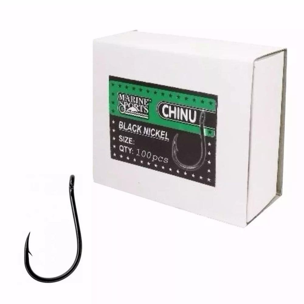 Anzol Chinu Black Nickel Marine Sports Nº 05 Caixa 100 Peças