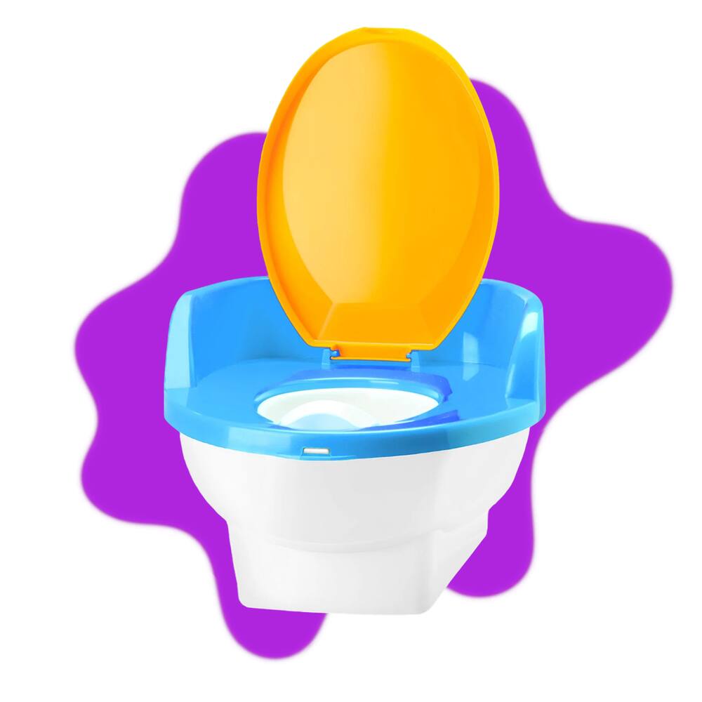 Pinico Baby Land Pipinico Menino Azul E Amarelo Troninho Cardoso